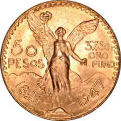 1947 Mexico 50 Pesos