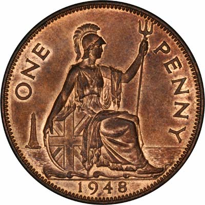 Reverse of 1948 Penny