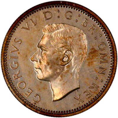 Obverse of 1950 Sixpence