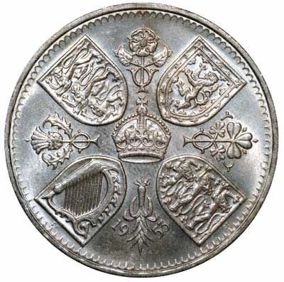 Reverse of 1953 Coronation Crown
