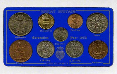 1953 Selected Coin Set in Presentation Card