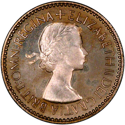 Obverse of 1953 Sixpence