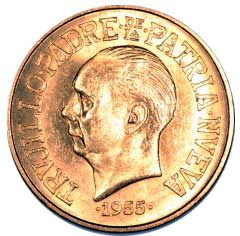 1955 Dominican Republic 30 Pesos