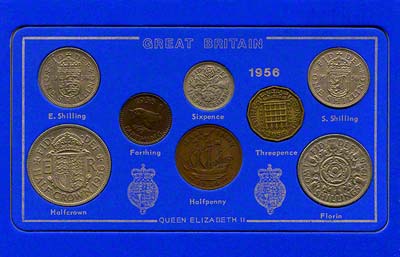 1956 Selected Coin Set in Presentation Card
