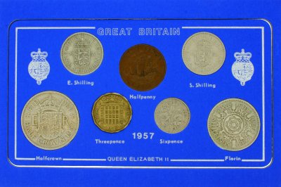 1957 Selected Coin Set in Presentation Card