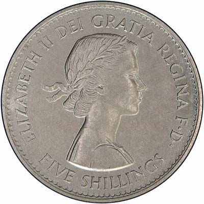 Obverse of the 1960 New York Exhibition Crown - Prooflike