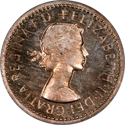 Obverse of 1960 Maundy Fourpence