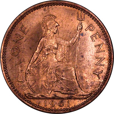 Reverse of 1961 Penny