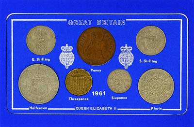 1961 Selected Coin Set in Presentation Card