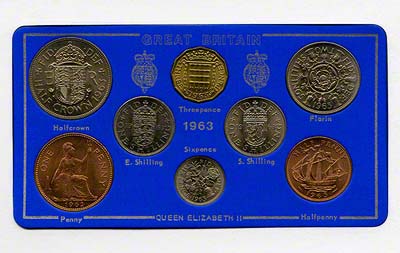 1963 Selected Coin Set in Presentation Card