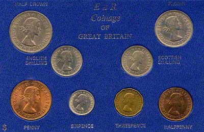 Obverse of 1964 Selected Coin Set