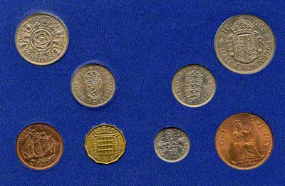 Reverse of 1964 Selected Coin Set