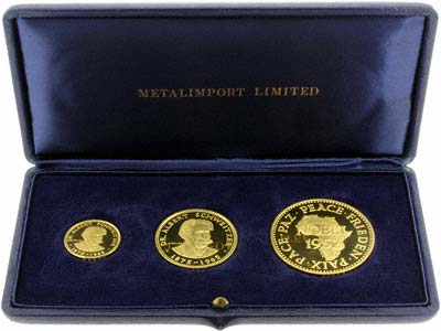 1965 Dr. Albert Schweitzer Gold Medallion in Presentation Box