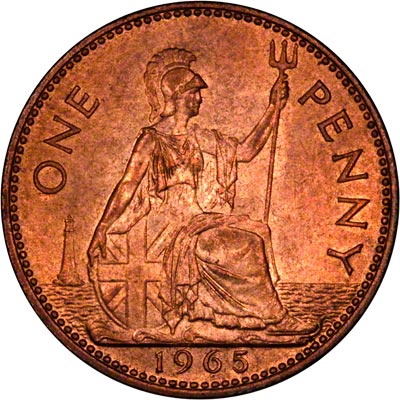 Reverse of 1965 Penny