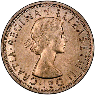 Obverse of 1966 Sixpence