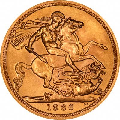 Reverse of 1966 Sovereign