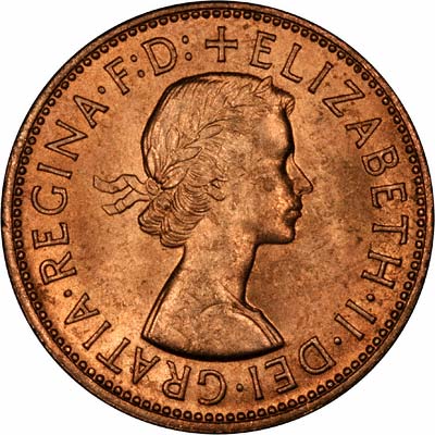 Obverse of 1967 Penny