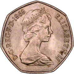 1969 Fifty New Pence