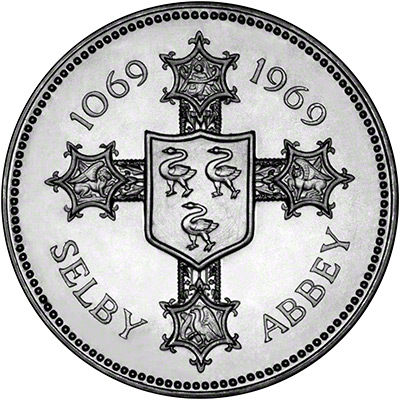 1969 reverse 900th Anniversary of Selby Abbey