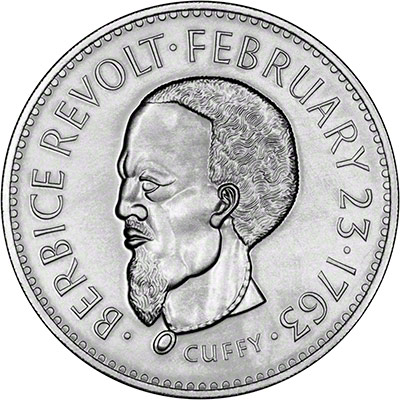 Obverse of 1995 Cuban One Peso - Black Beard