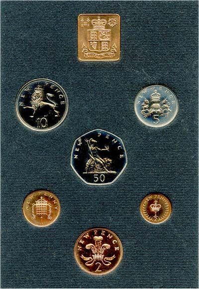 Obverse of 1971 Uncirculated Set