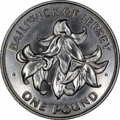 Reverse of 1972 One Pound