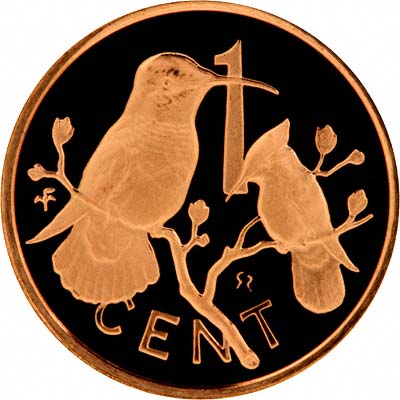 Reverse of 1974 1 Cent