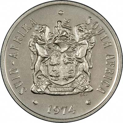 Reverse of 1974 One Rand