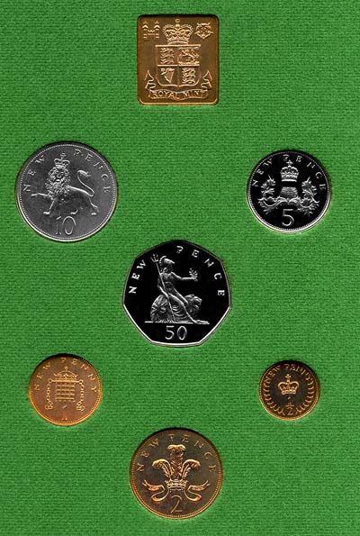 Reverse of 1975 Coin Set