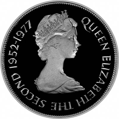1977 Tristan Da Cunha 25 Pence Silver Proof Coin