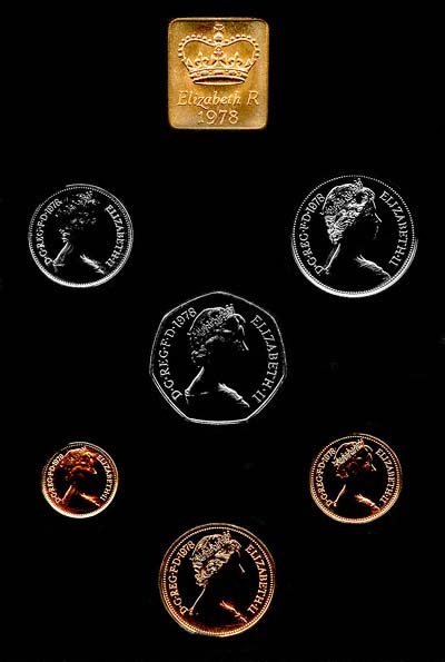 Obverse of 1978 Coin Set