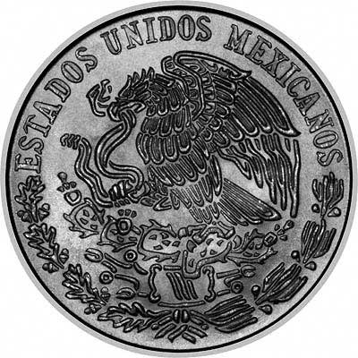 Reverse of 1968 Mexican 25 Pesos