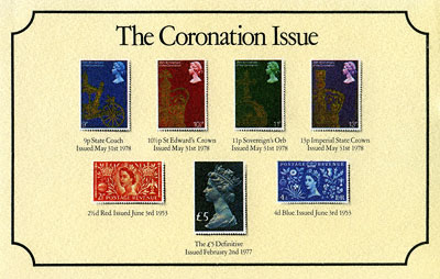 1978 Coronation Issue Silver Jubilee Stamp Replica Certificate