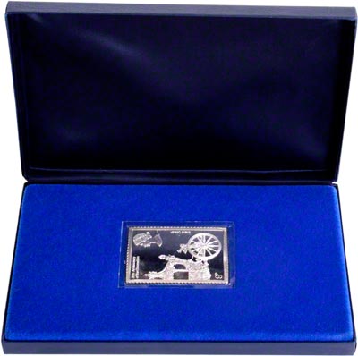 1978 stamp replica silver proof 25th anniversary of coronation