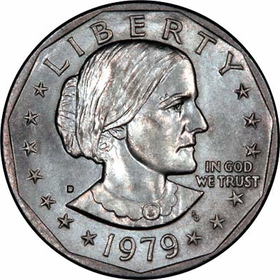 Obverse of 1979 American Anthony Type Dollar