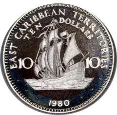 1980 East Caribbean Territories $10