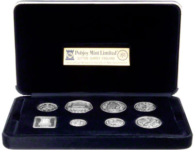 1980 Manx Silver Coin Set in Presentation Box