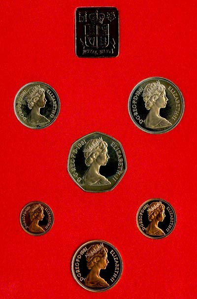 Obverse of 1981 Royal Mint Proof Set