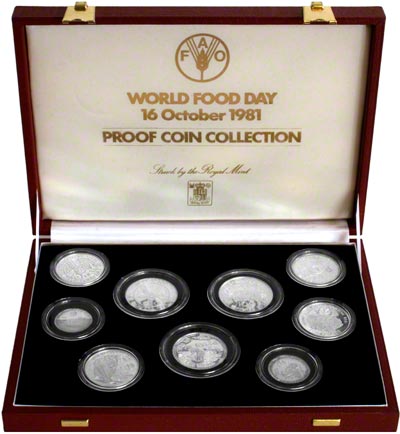 1981 World Food Day Set in Presentation Box