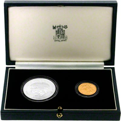 1981 Two Coin Set in Presentation Box