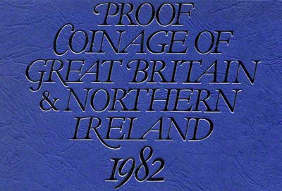 Presentation Cover  of 1982 Royal Mint Proof Set