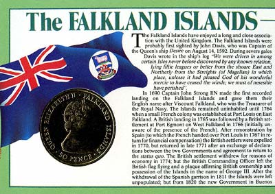 Reverse of 1983 Falkland Islands Uncirculated Fifty Pence