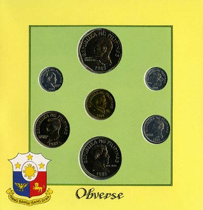 Obverse of 1983 Philippines Uncirculated Set