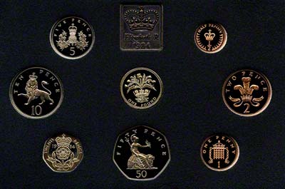 Reverse of 1984 Royal Mint Proof Set