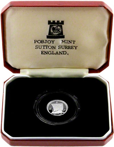 1985 Manx Platinum Tenth Noble in Presentation Box