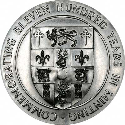 Obverse of 1986 Royal Mint Medallion