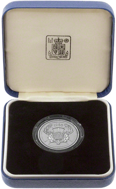 1986 Silver Proof Two Pound Coin in Presentation Box