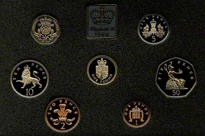 Reverse of 1988 Royal Mint Proof Set