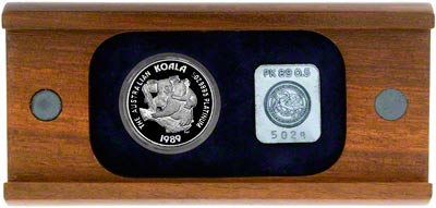 1989 Half Ounce Platinum Koala in Presentation Box