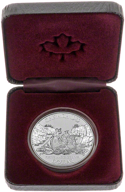 1989 Canada Silver Dollar in presentation box